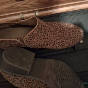 Leopard Print Ankle Boots